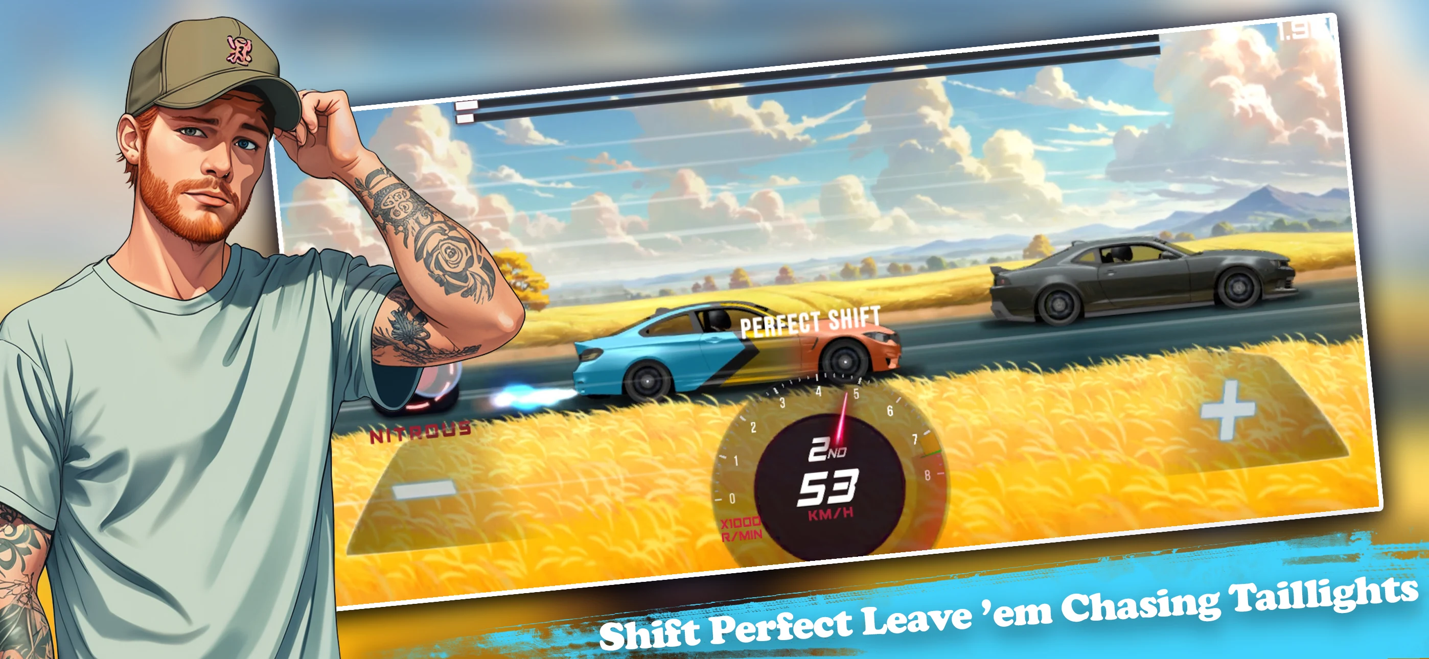 Nitro Speed: Crew Drag Race NS screenshot